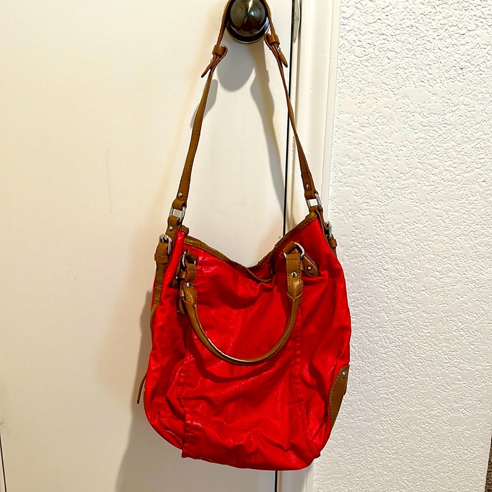 Vintage Gap Red Tote leather